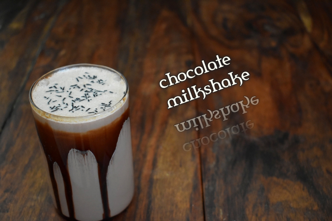 Chocolate milkshake without Ice Cream  Easy Chocolate Milkshake