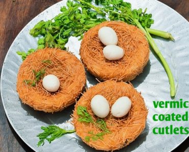 vermicelli coated cutlets